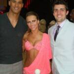 Jason Taylor of the Miami Dolphins and Edyta Sliwinska of DWTS.