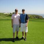 With my brother Jay at Trump National.